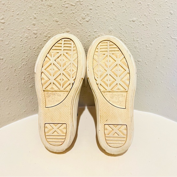 Converse Kids Custom Rare Unisex Low Top Lilac Leather Sneakers 11 - Picture 7 of 7